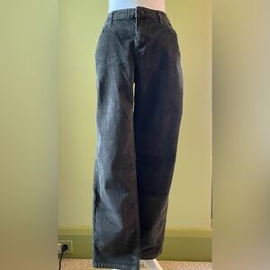 St. John's Bay Women's Straight Leg Cords- Olive Green